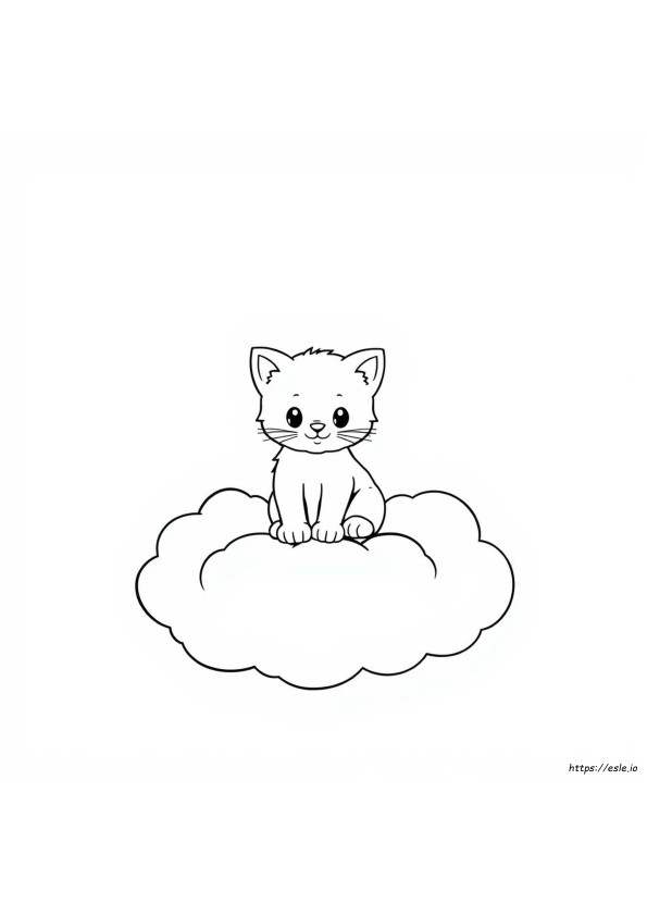 無料の子猫ぬりえ