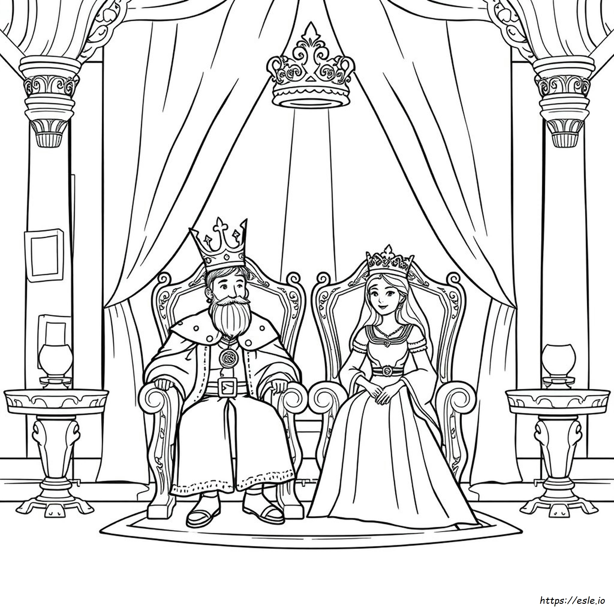King Queen Coloring Pages