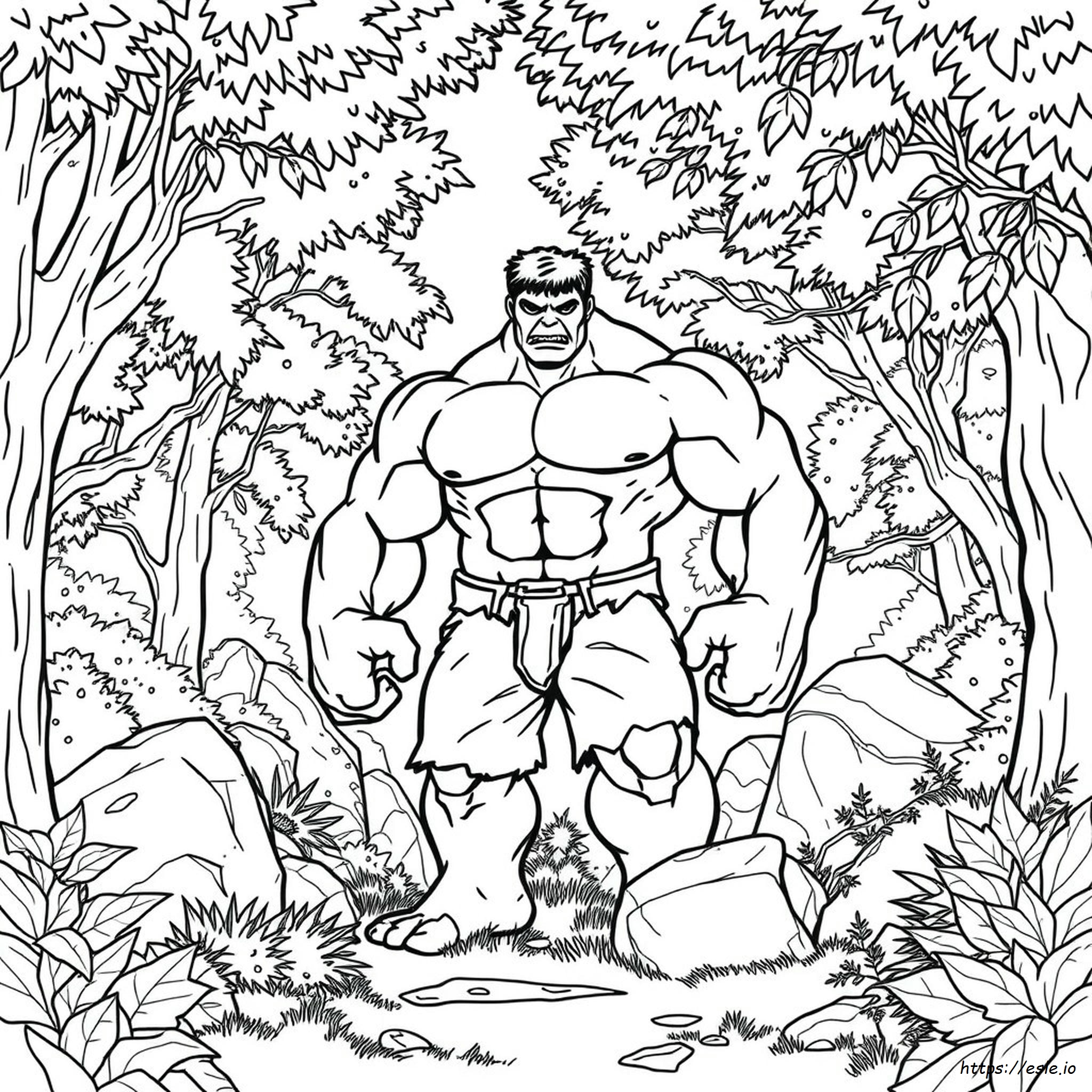 Kostenlose Hulk Ausmalbilder