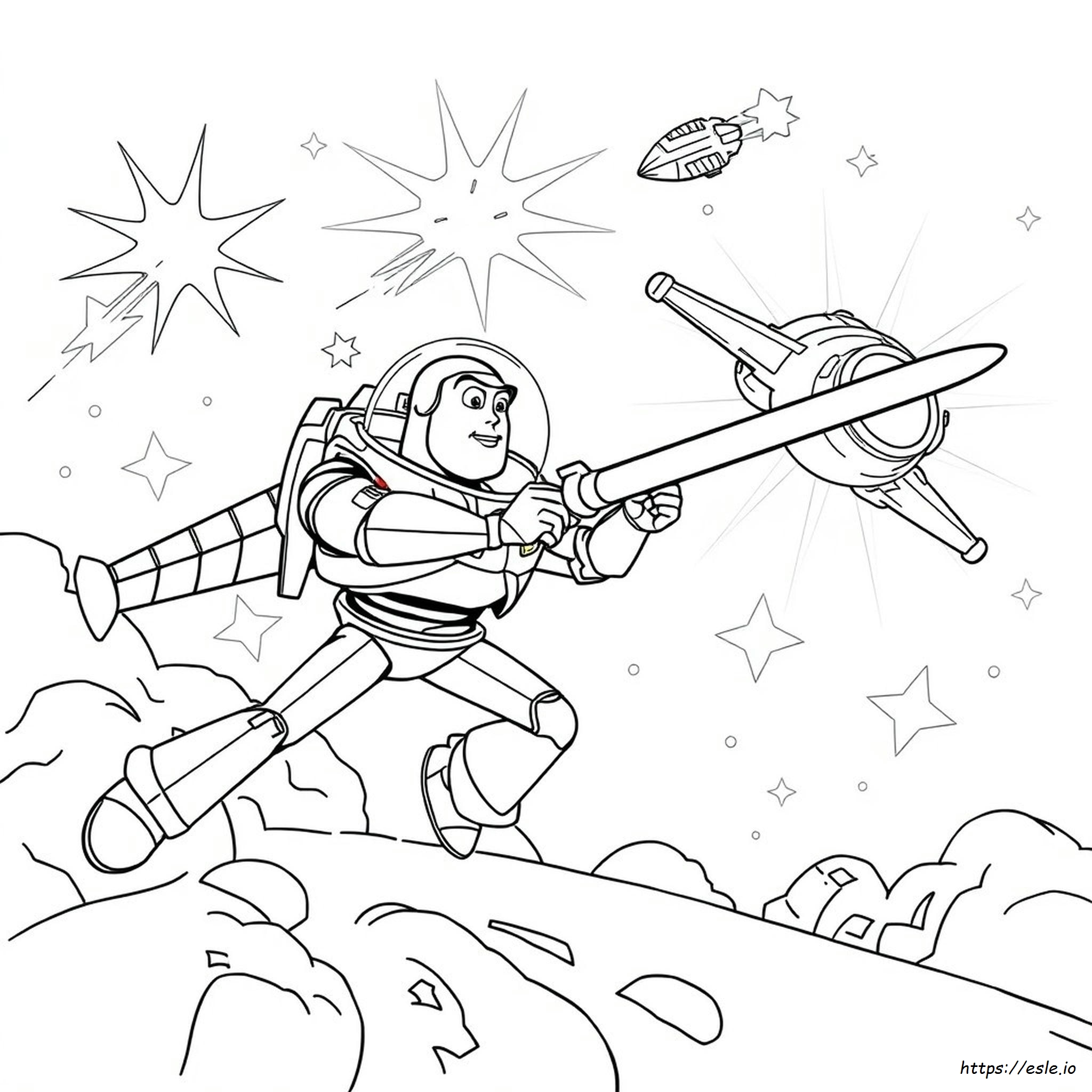 Buzz Lightyear Brawl Stars Coloring