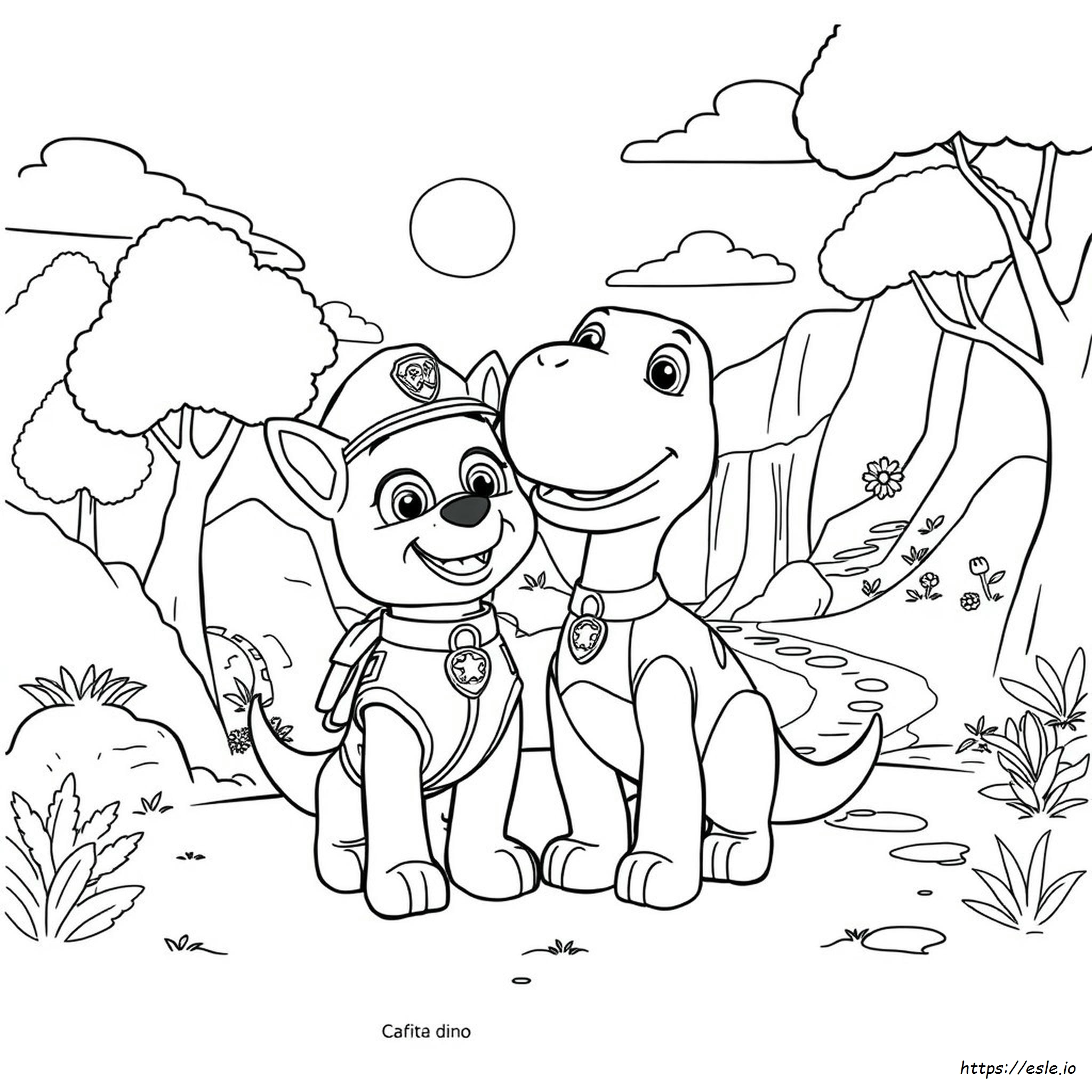 Ryhmä Hau Dino Värityskuvat