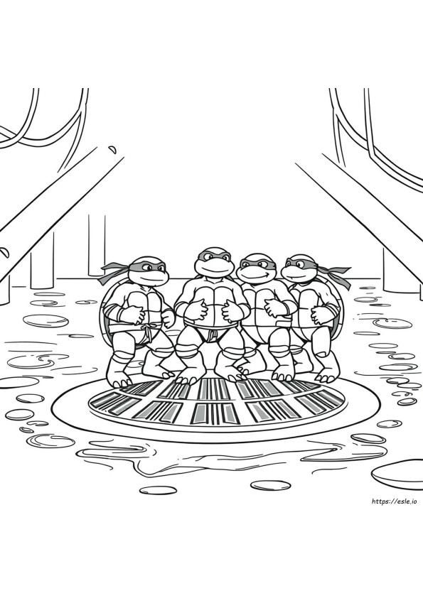 Tmnt Boyama Resimler