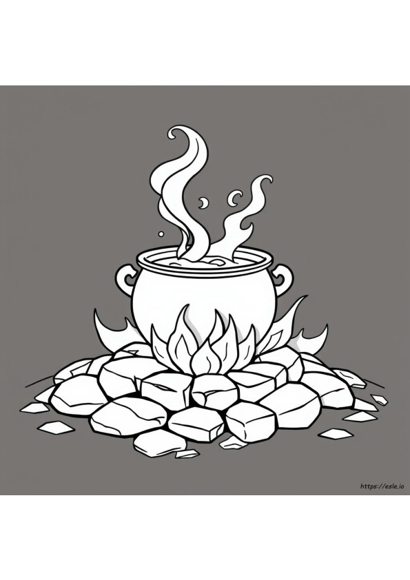 Black Cauldron Coloring Pages