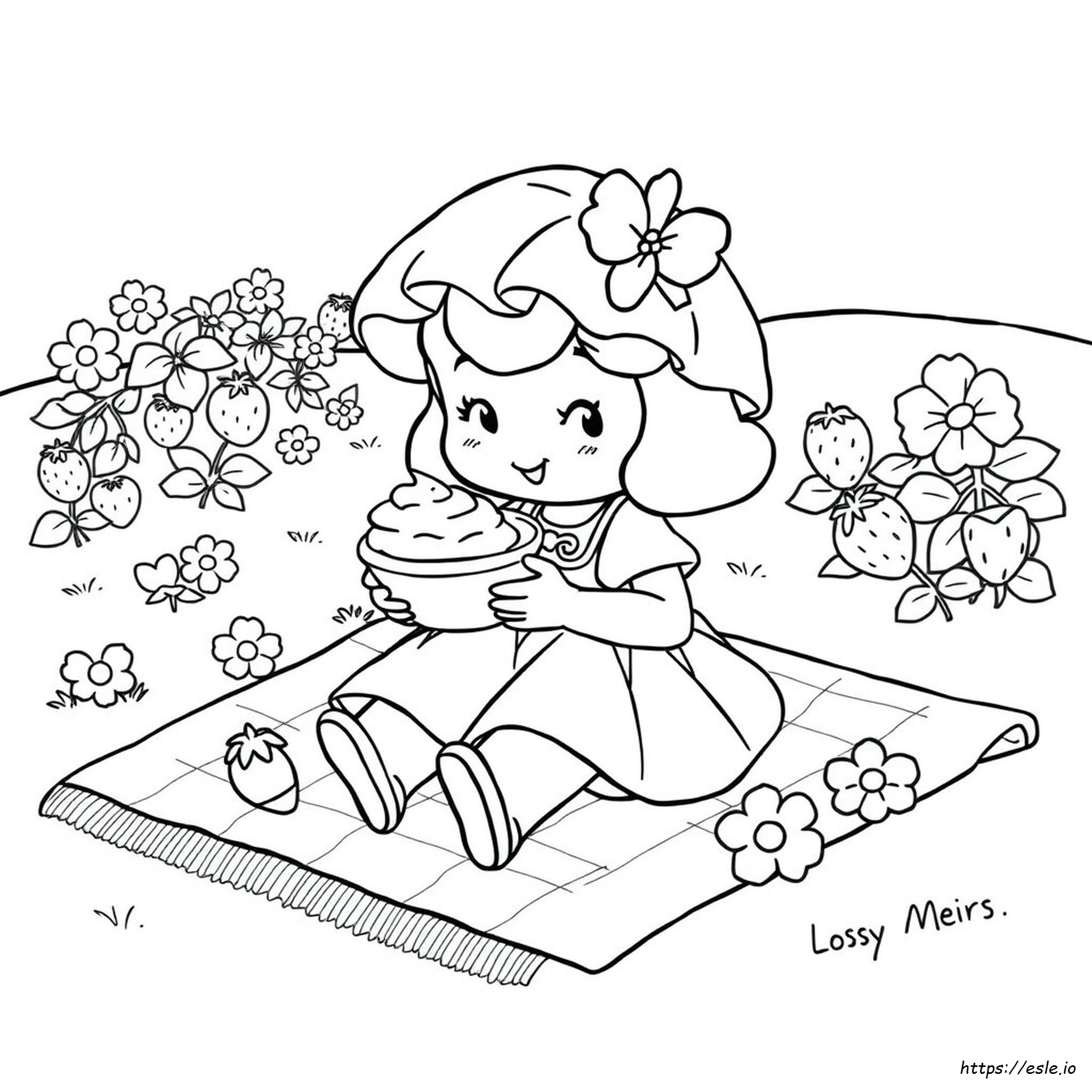 Strawberry Shortcake Free Coloring Pages To Print