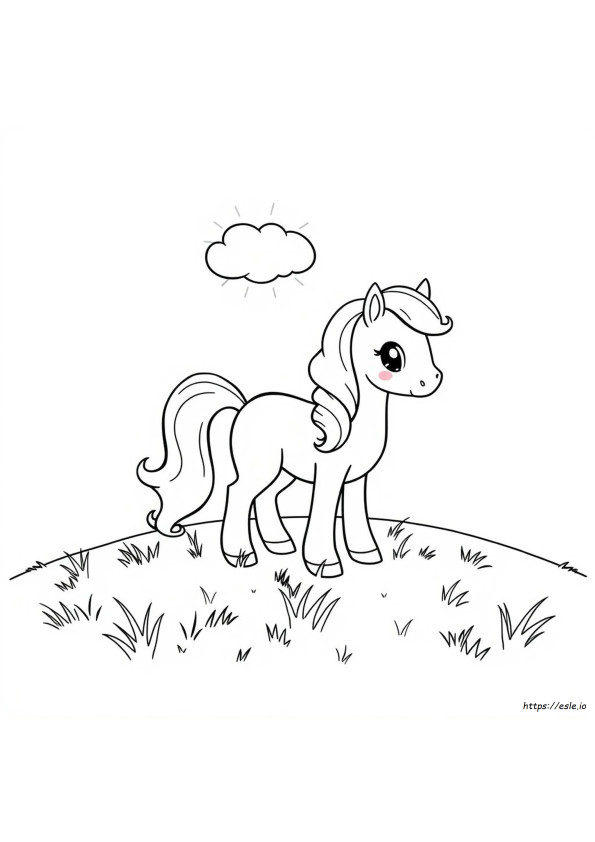 Kleines Pony Ausmalbilder