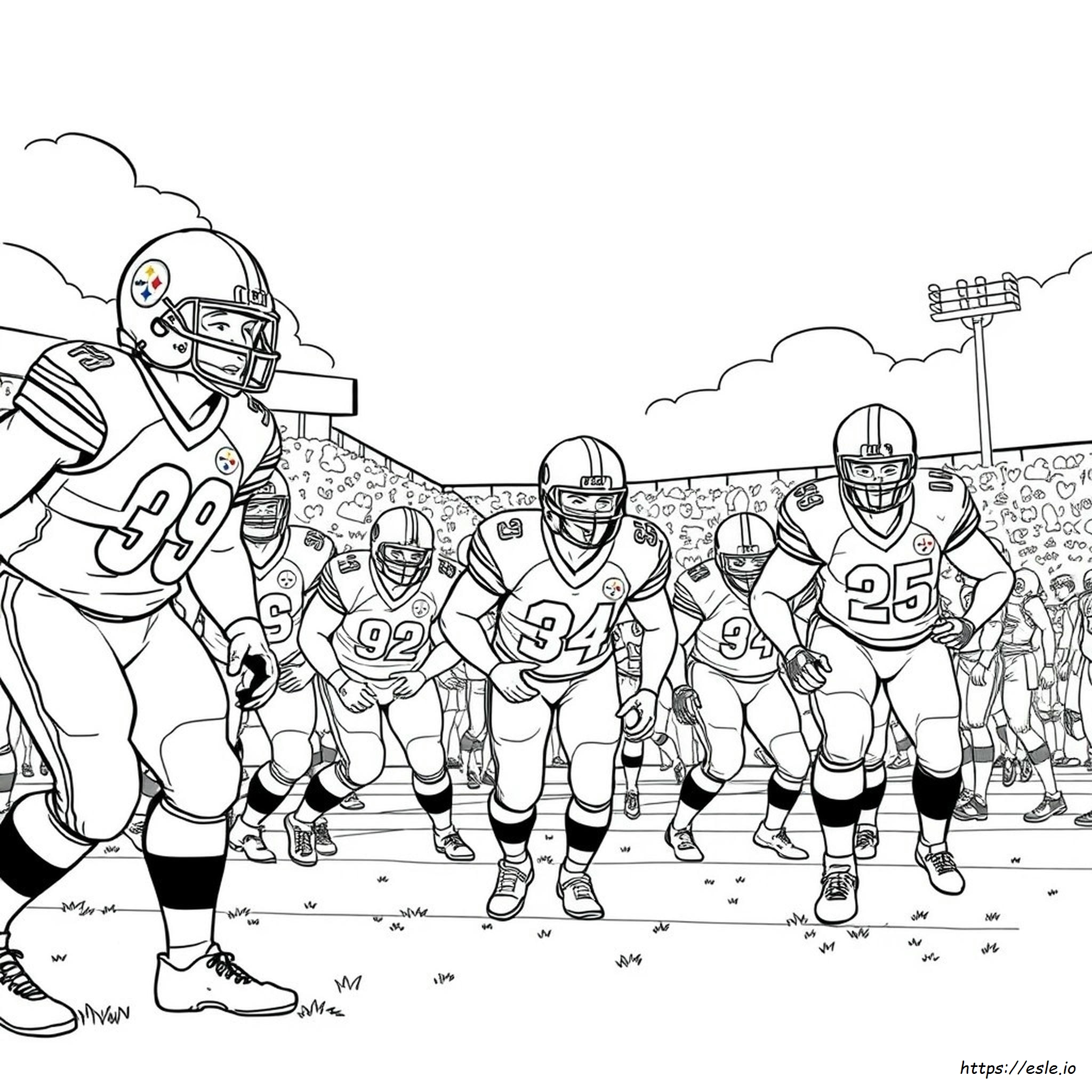Pittsburgh Steelers Coloring Sheet