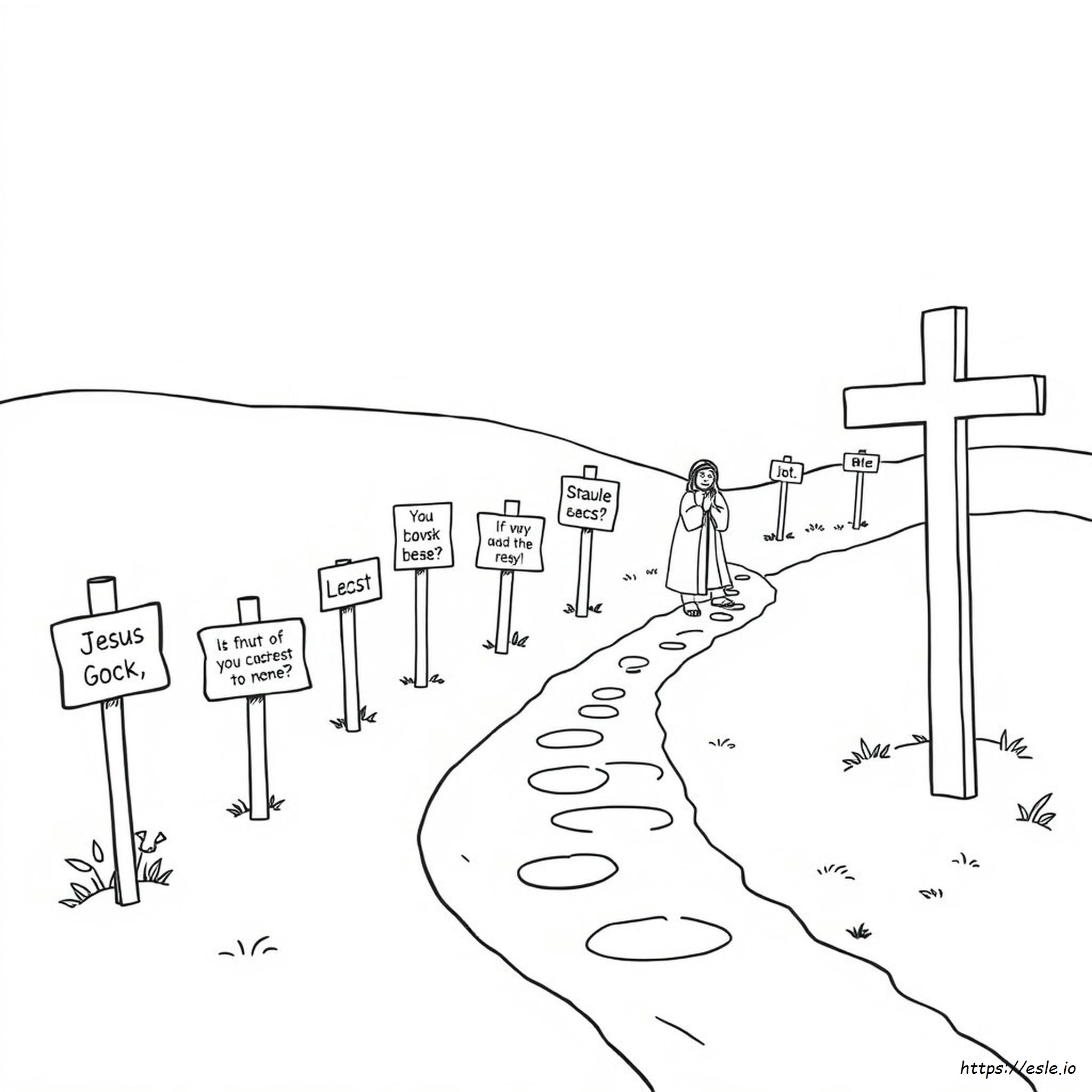 14 Stazioni Della Via Crucis Da Colorare E Stampare