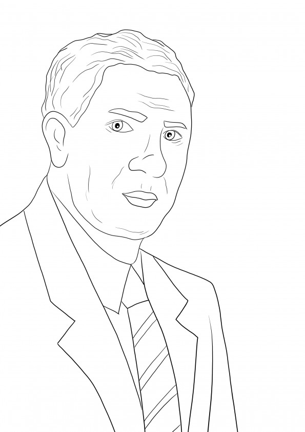 Garrett Morgan coloring sheet free to download or print and simple to color