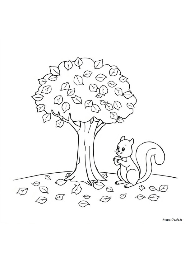 Desenhos De Outono Para Colorir Para O Jardim De Infância Grátis