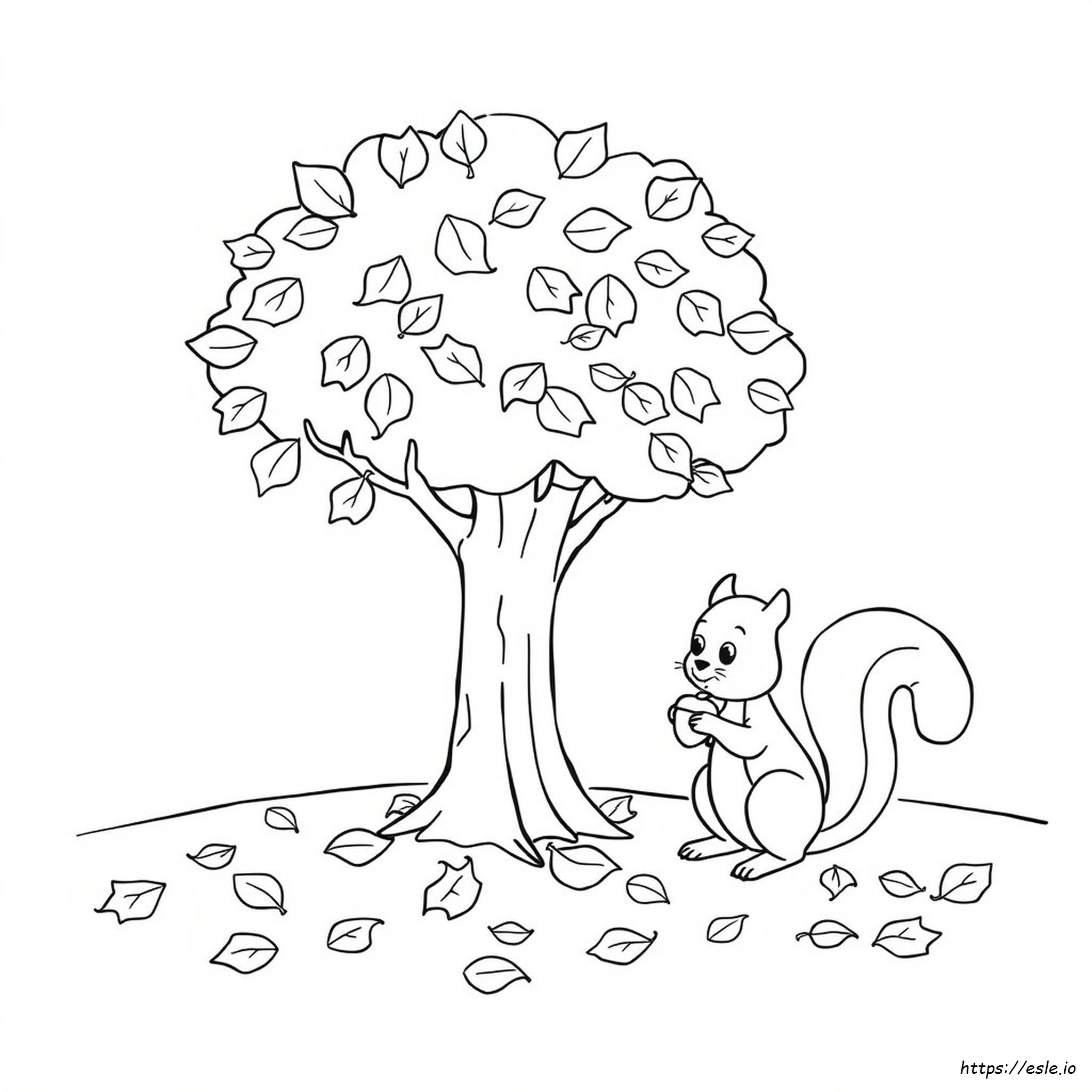 Fall Coloring Pages For Kindergarten Free