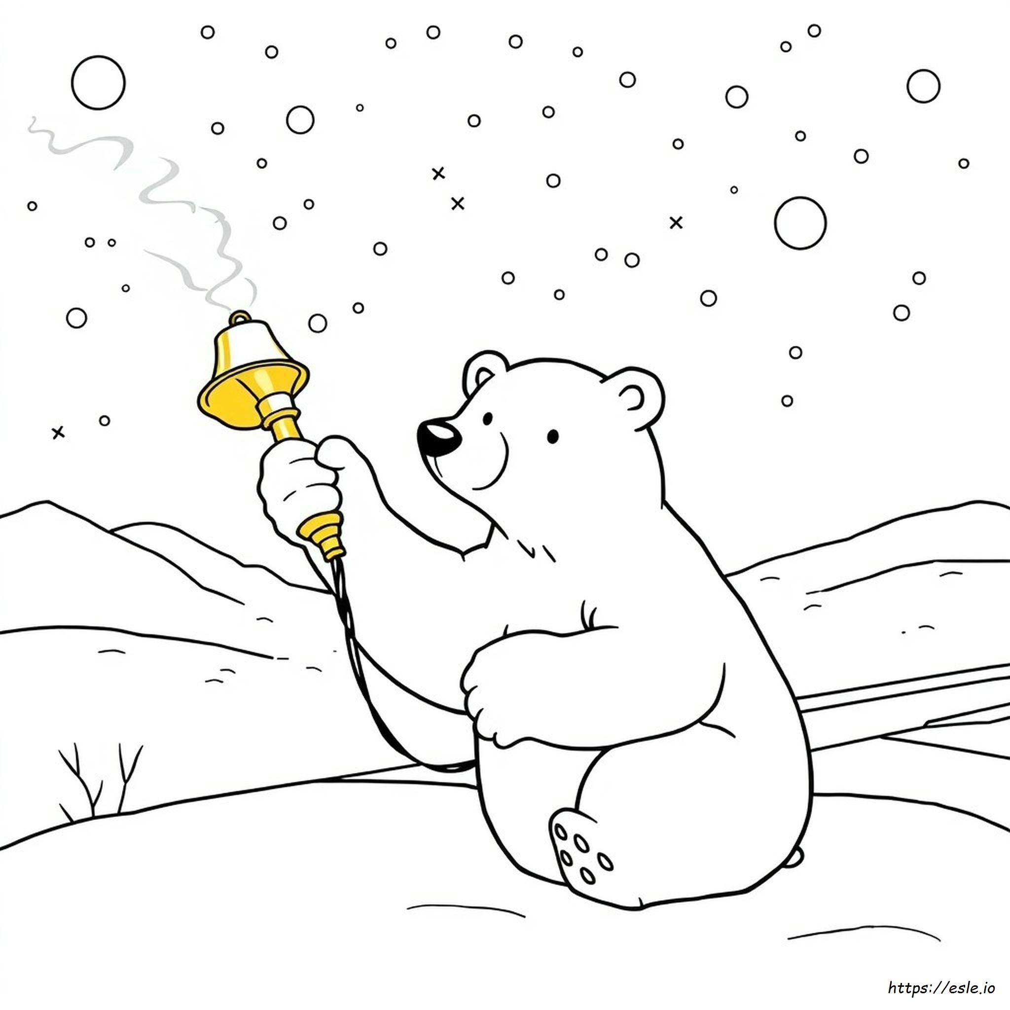 Campanella Del Polar Express Da Colorare