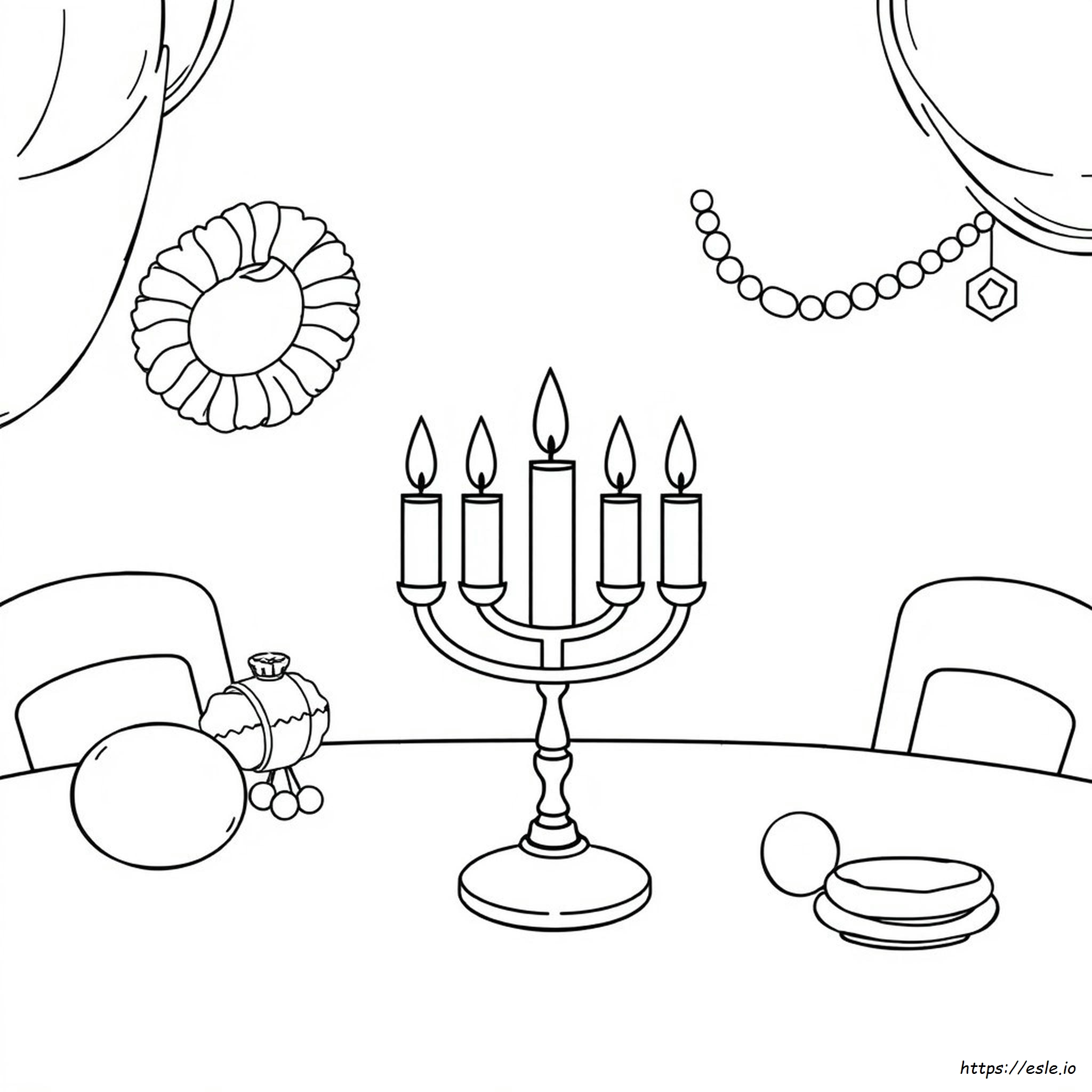 Hannukah Coloring Sheet