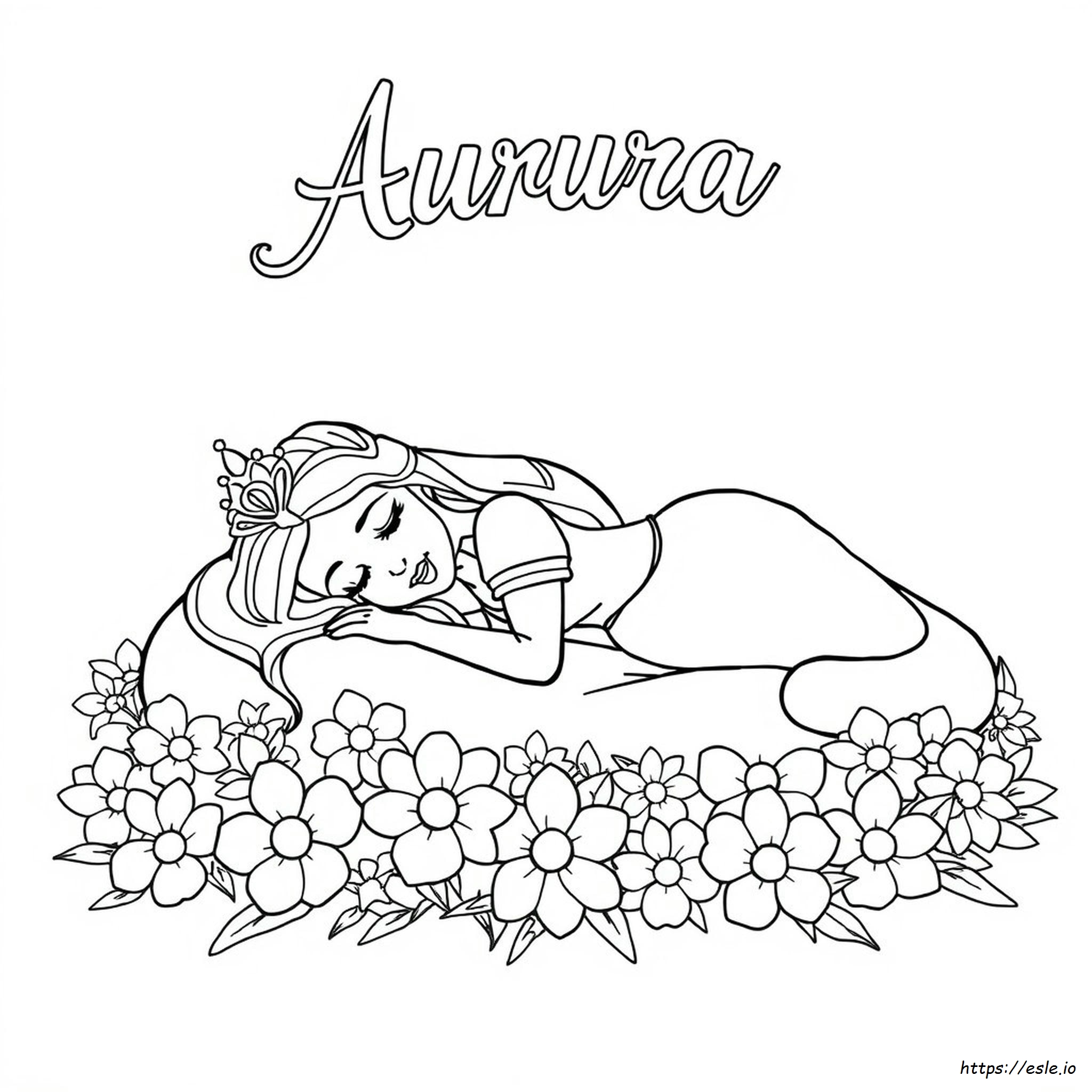 Dibujos Para Colorear De Aurora La Bella Durmiente