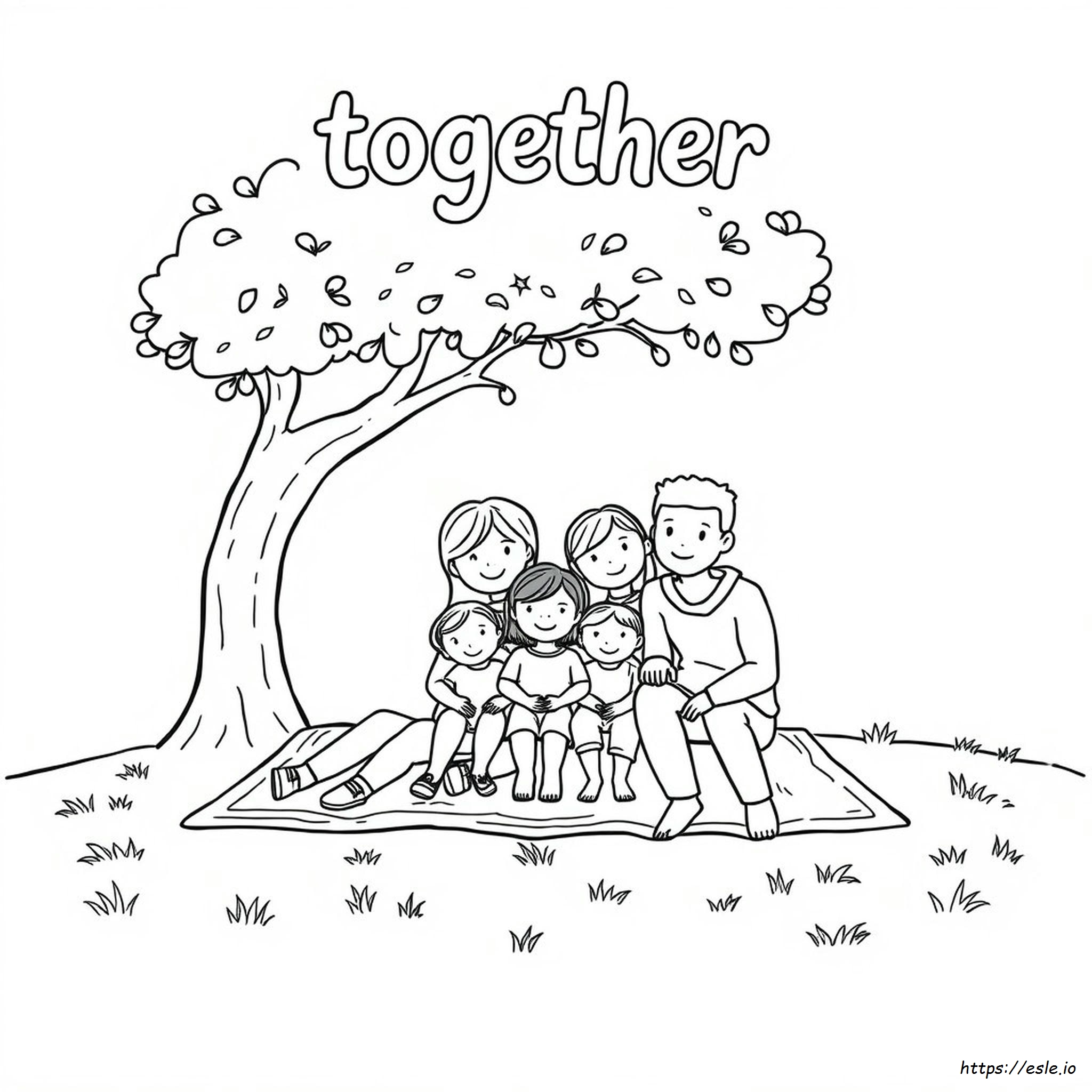Disegni Da Colorare Di Famiglie Da Stampare