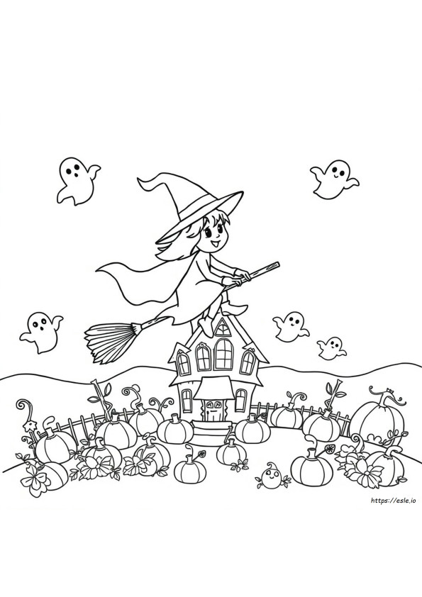 Söpöt Halloween Värityskuvat