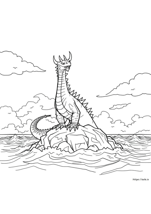 King Ghidorah Kleurplaten