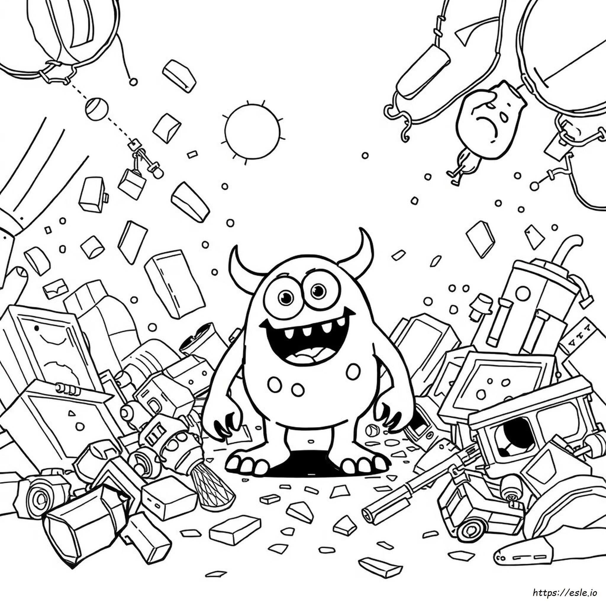 Coloriage Monster Jam