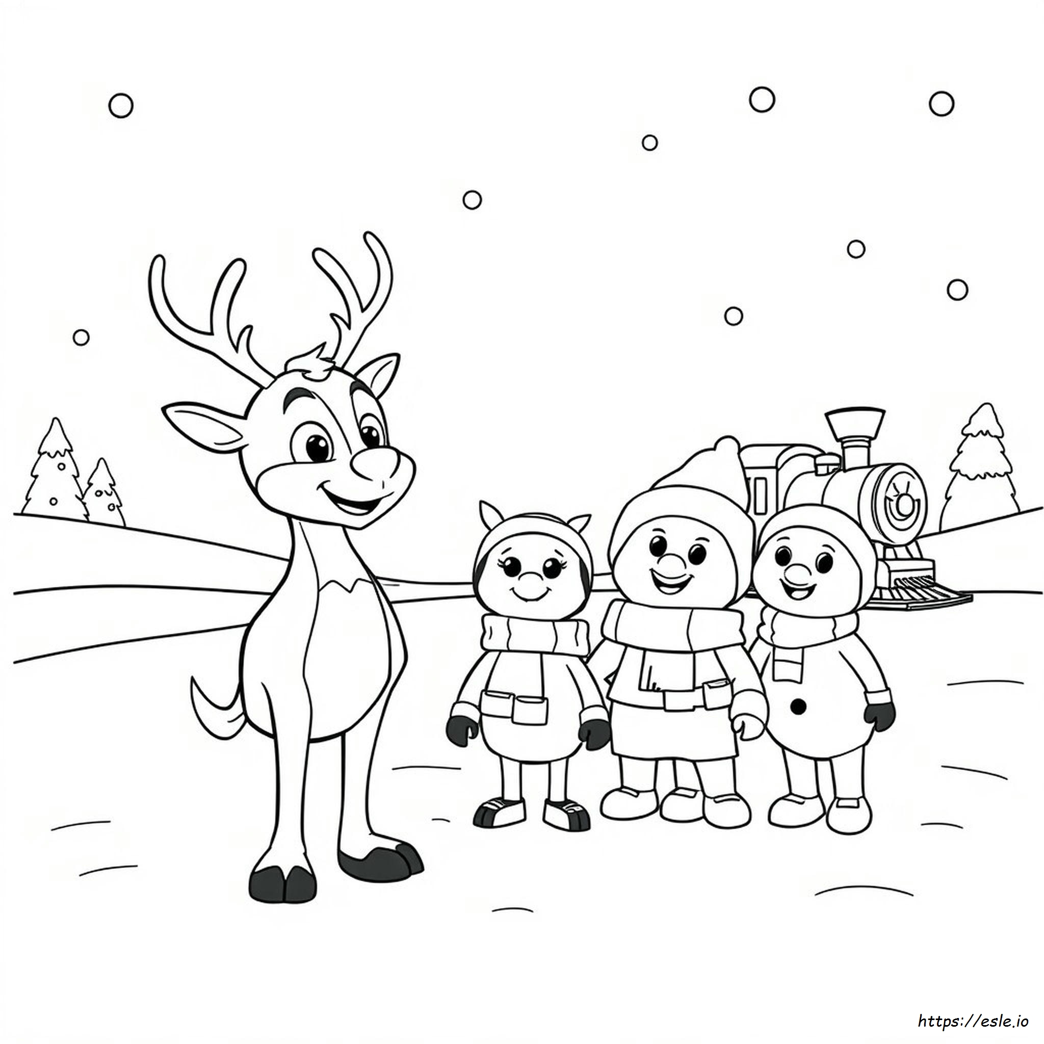 Rudolph Și Jucăriile Nepotrivite De Colorat
