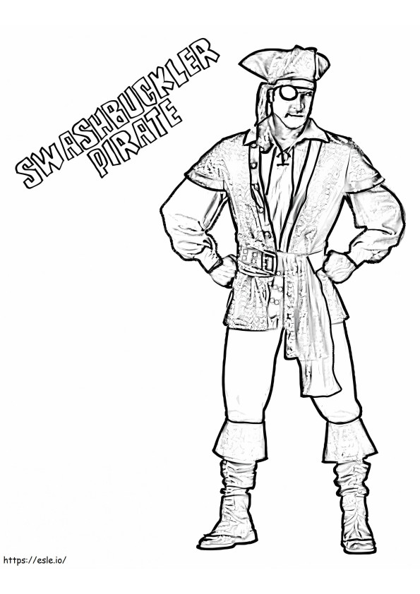 04 Pirate At Yescoloring coloring page