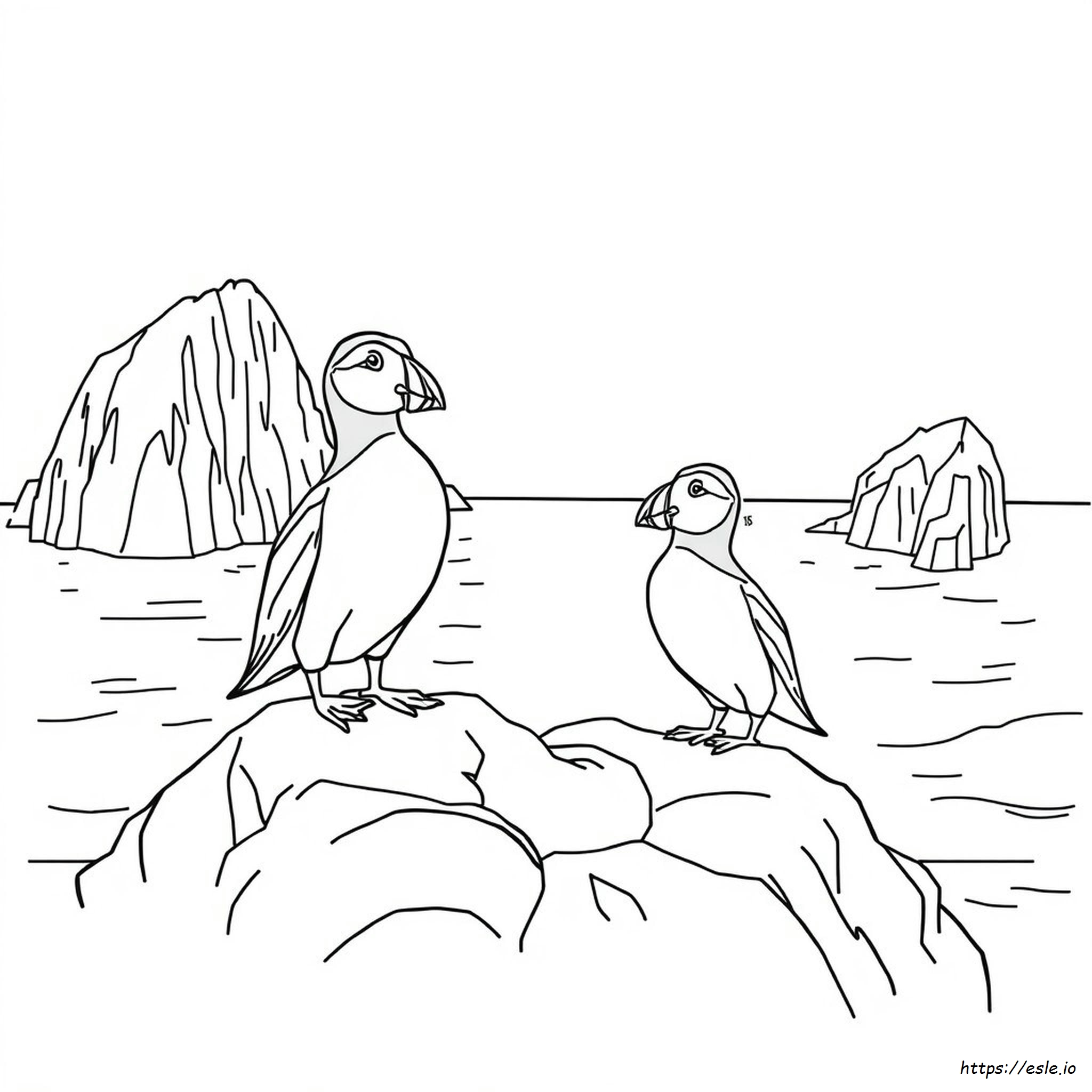 Disegni Da Colorare Di Puffin Rock Stampabili
