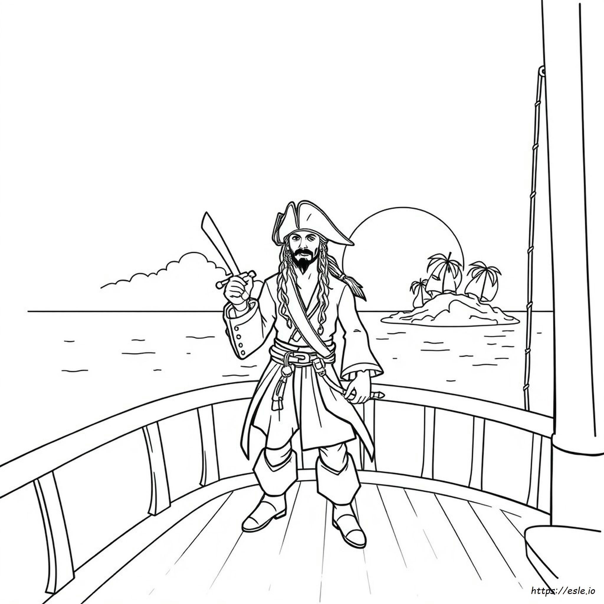 Jack Sparrow Ausmalbilder Zum Ausdrucken