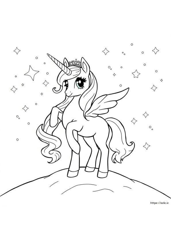 My Little Pony Coloring Luna