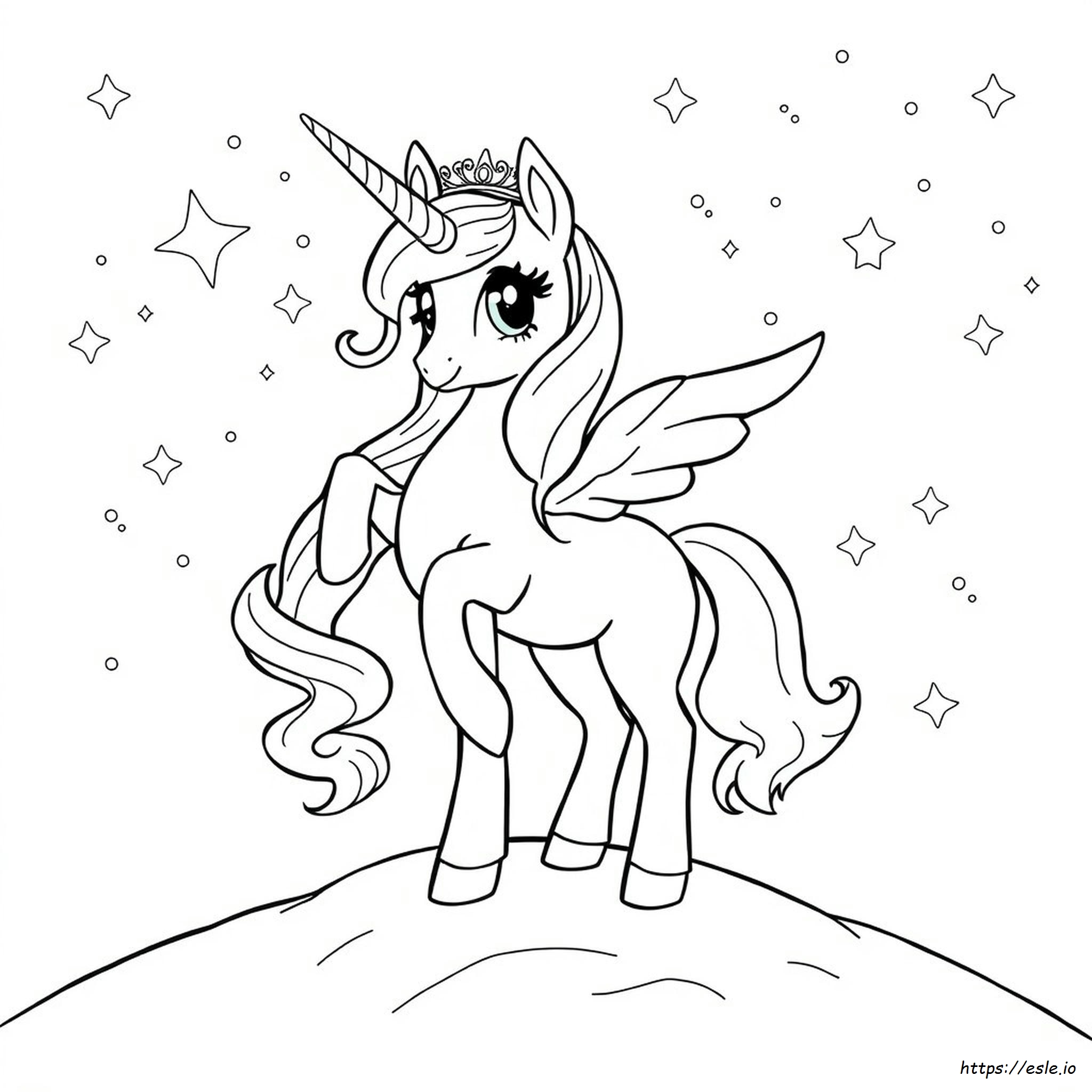 My Little Pony Coloring Luna