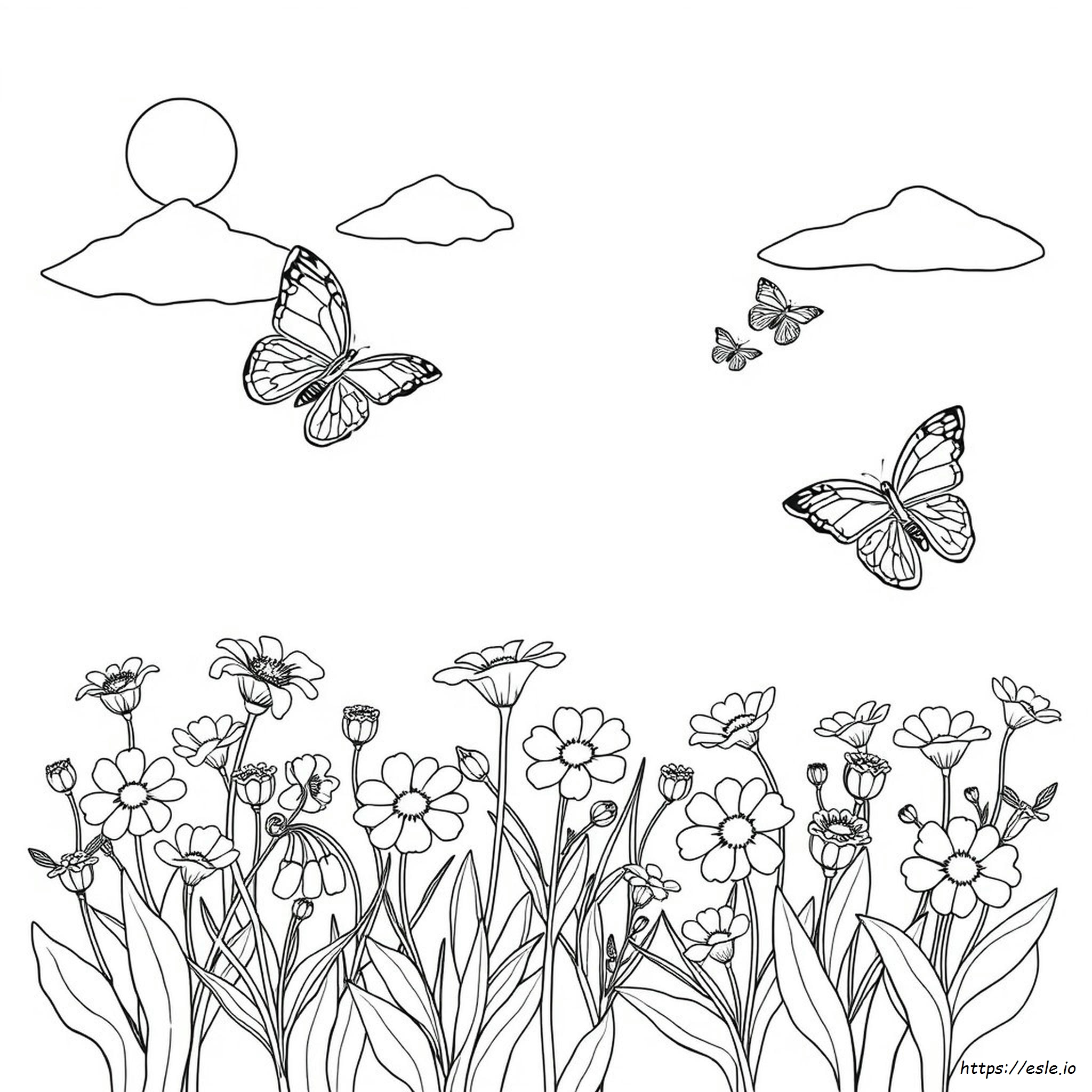 Mariposas Para Colorear Para Adultos