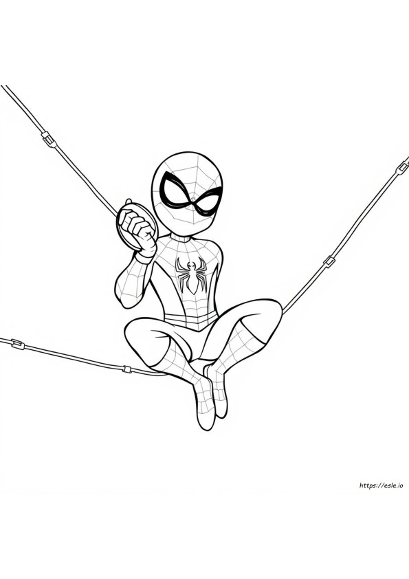 Coloriages Spiderman Mignons Et Faciles