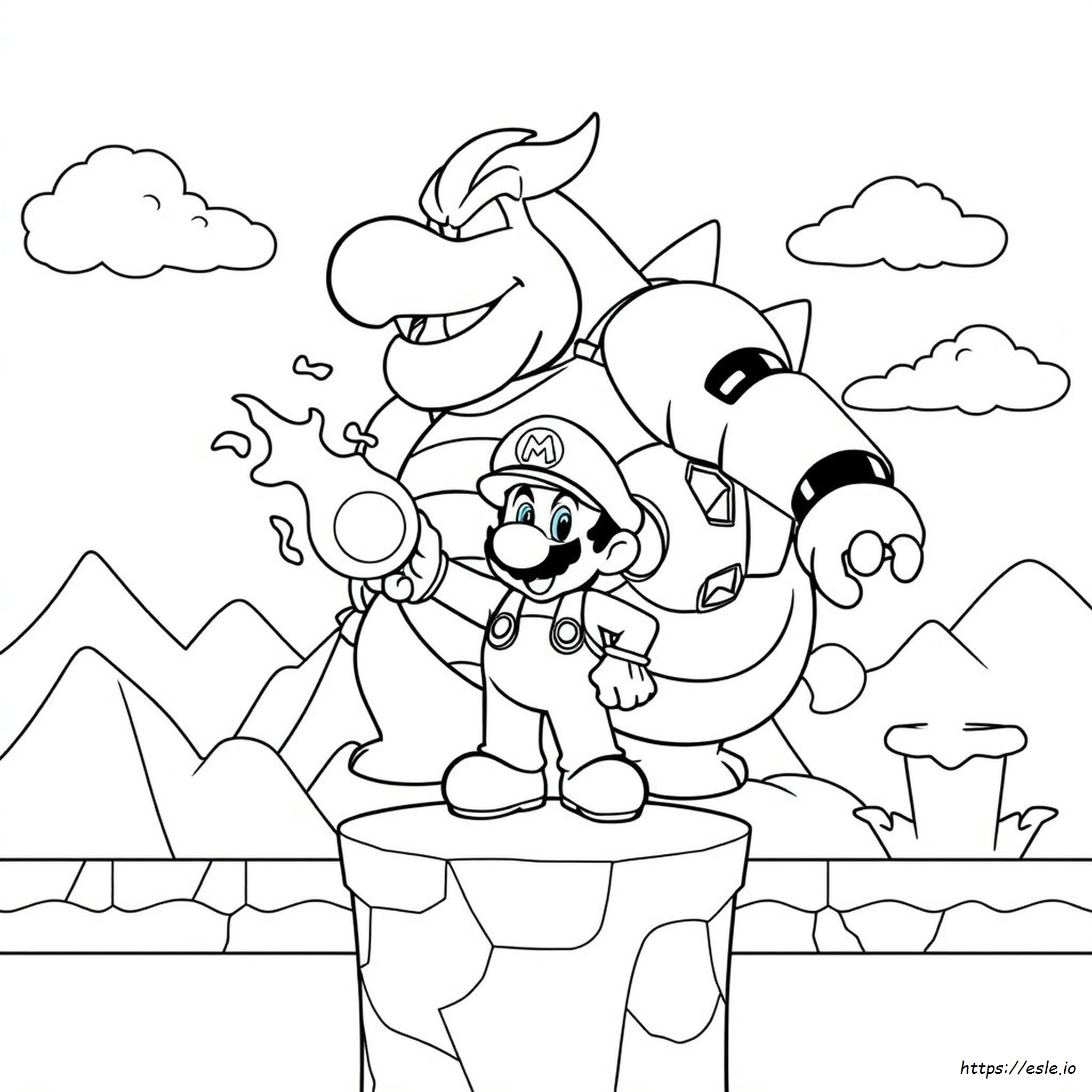 Mario Bros Movie Coloring Pages