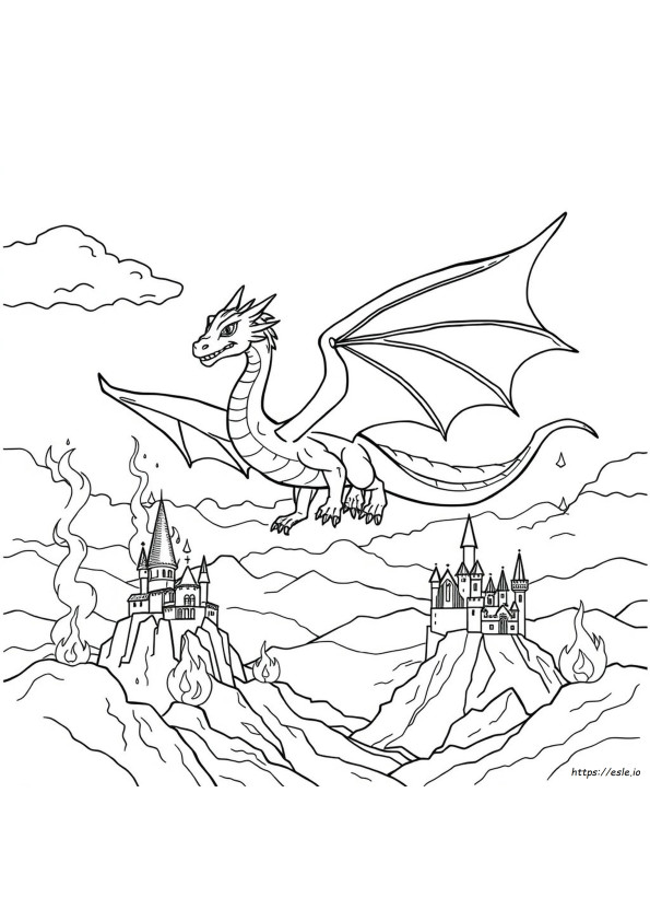 Dragon Mania Pagini De Colorat