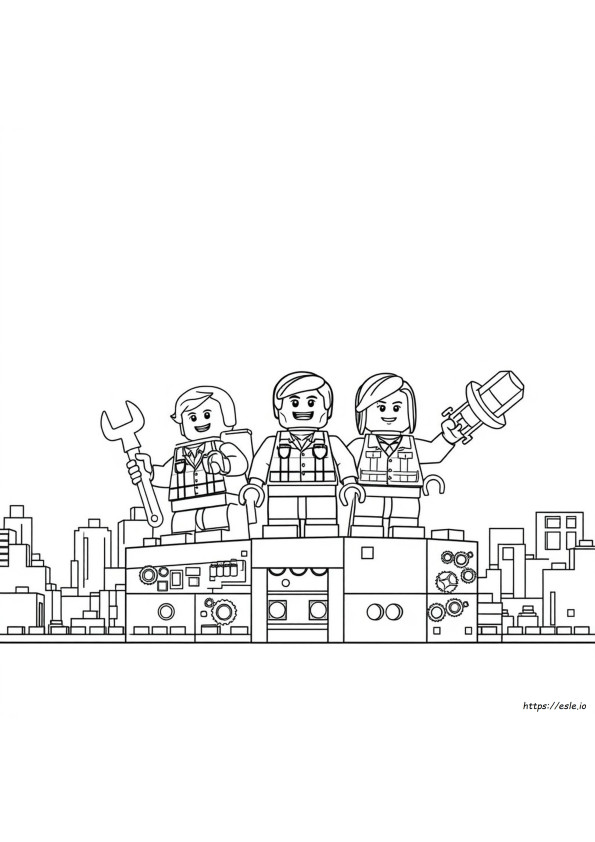A Lego Kaland 2 Színező Oldalak