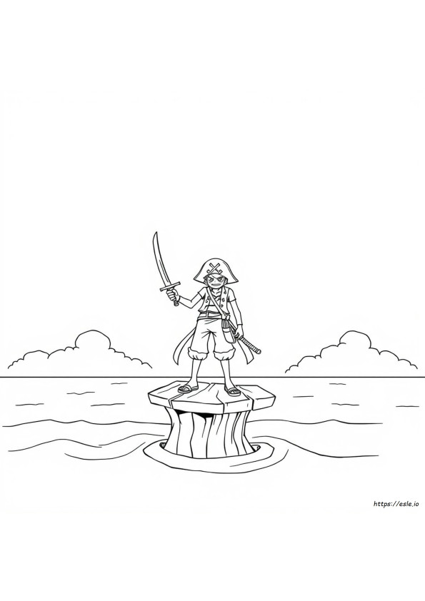 One Piece Colouring In