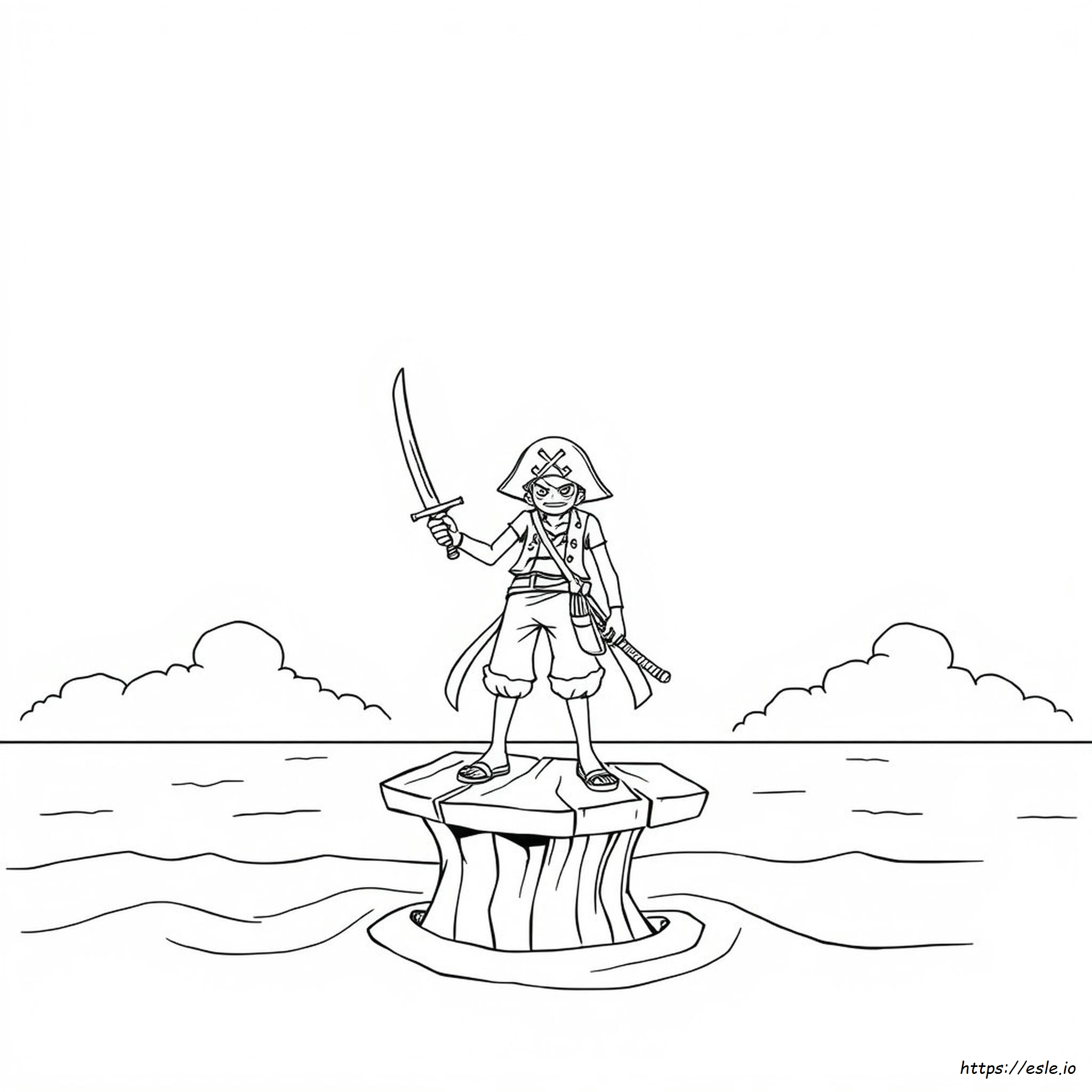 One Piece Colouring In