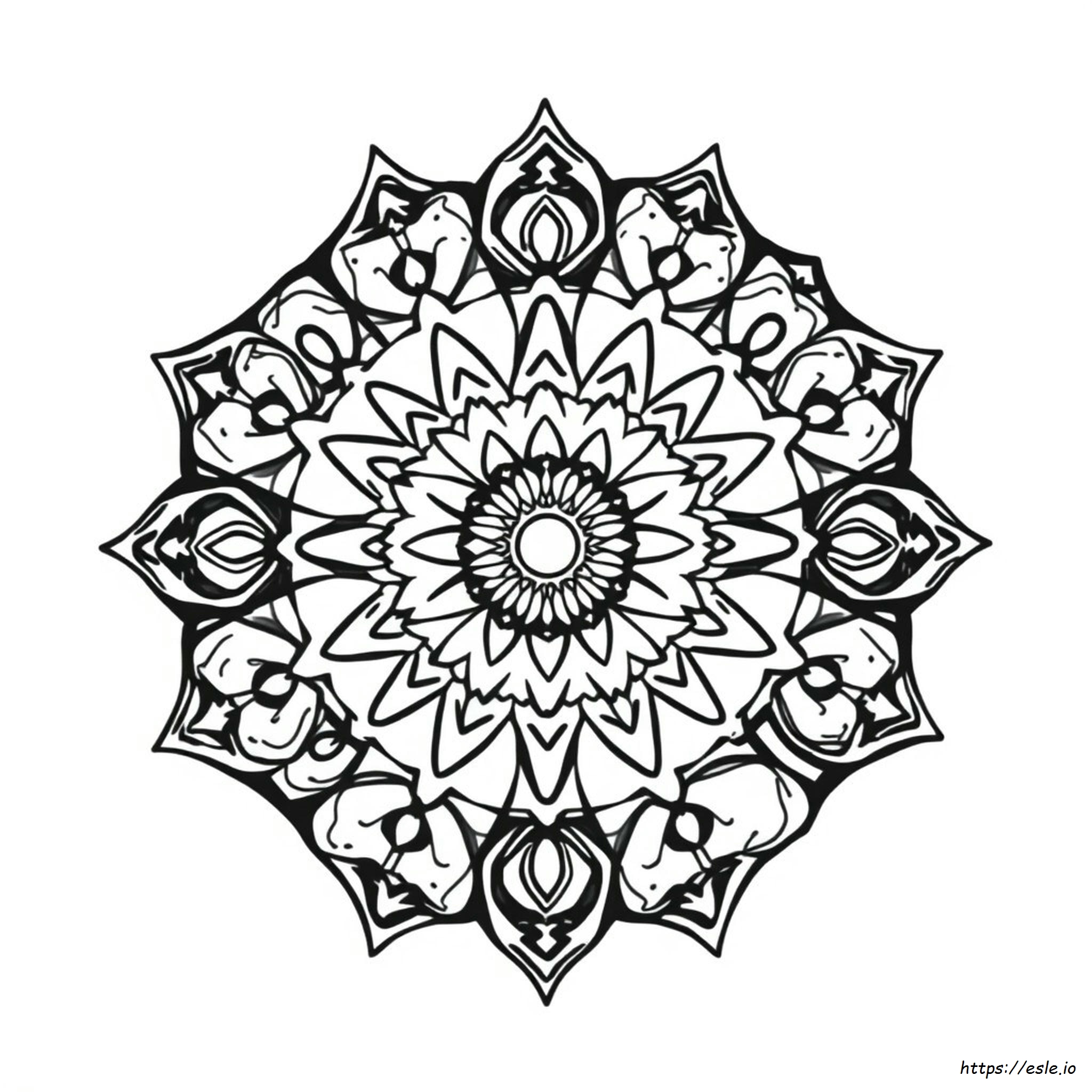 Mandala Art Coloring Pages