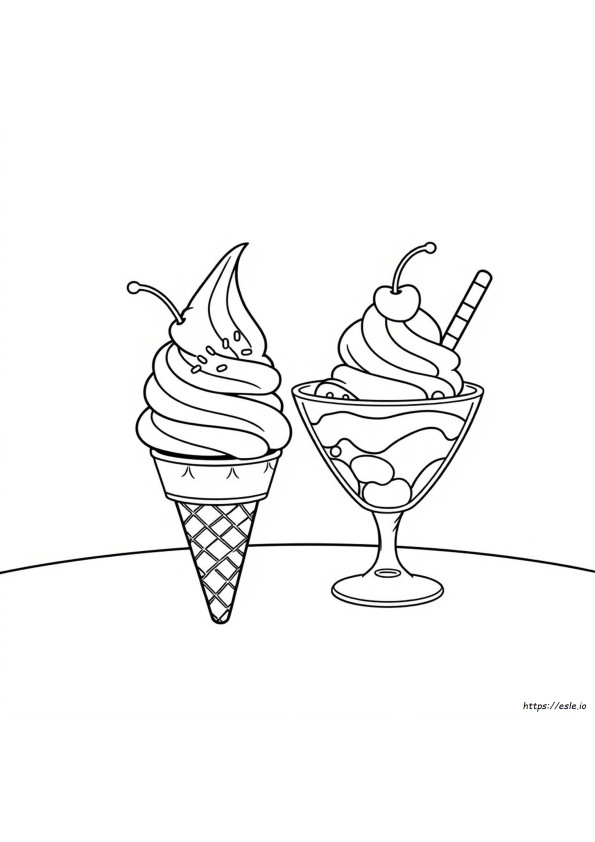 Gelato Da Colorare E Stampare
