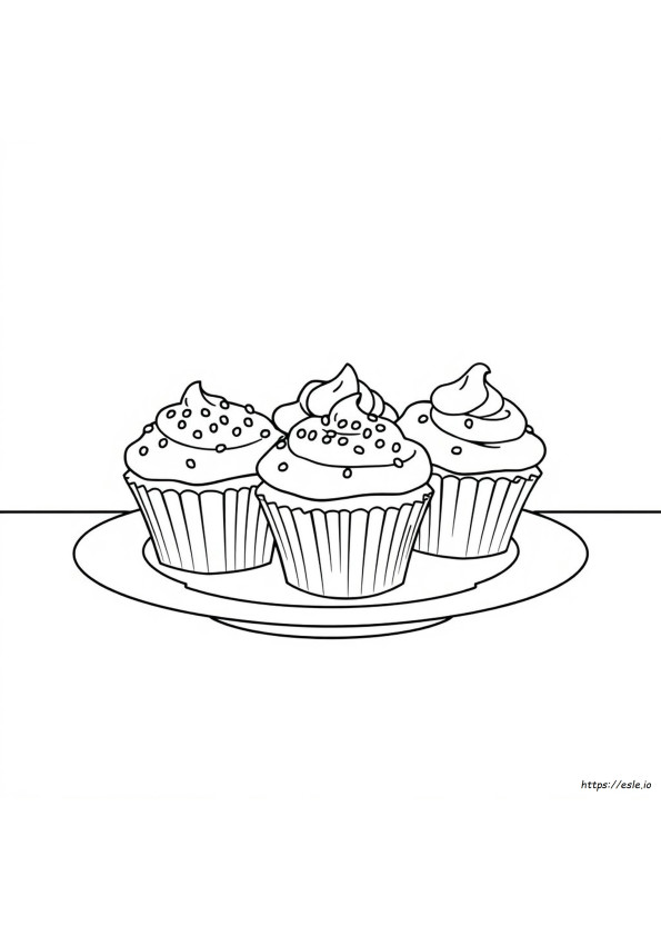 Ingyenes Cupcake Színező