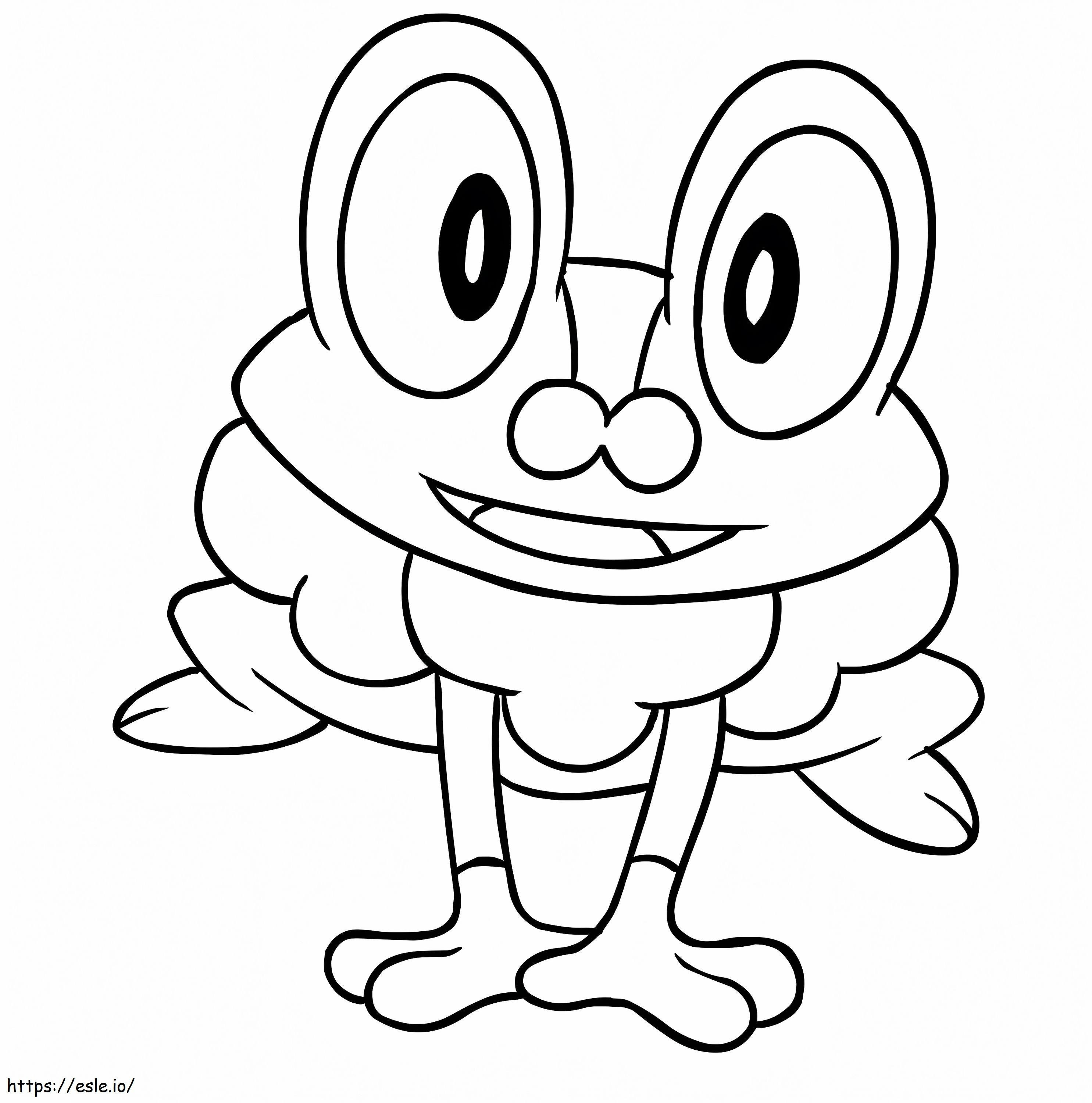 pokemon froakie coloring pages