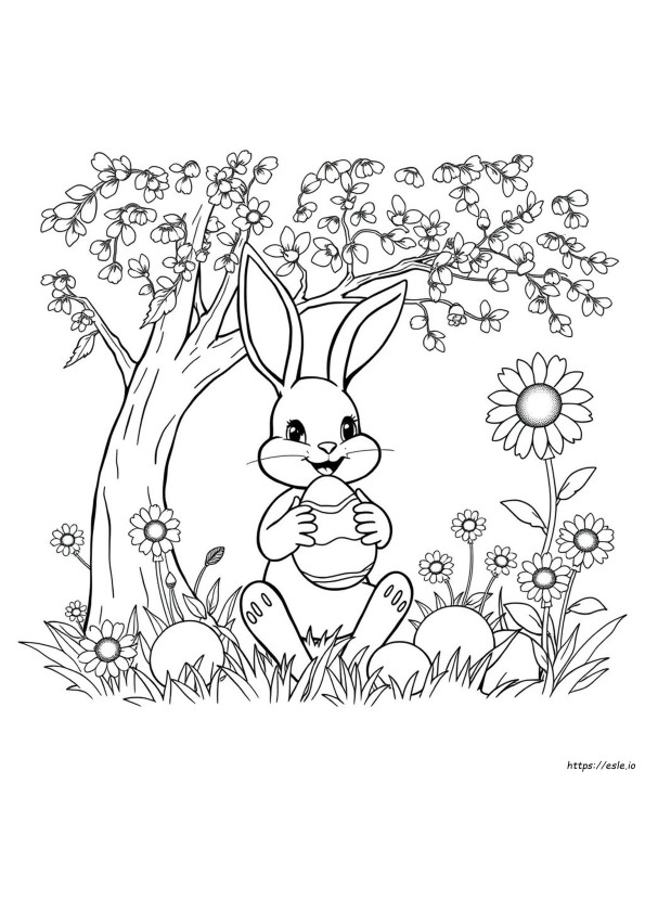 Uovo Di Pasqua Da Colorare