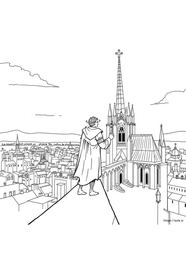 Hunchback Of Notre Dame Coloring Pages