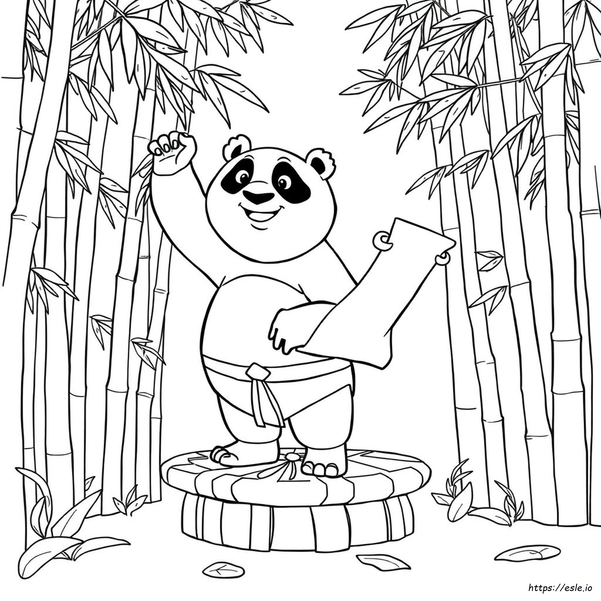 Kung Fu Panda Coloring Pages Free Printable