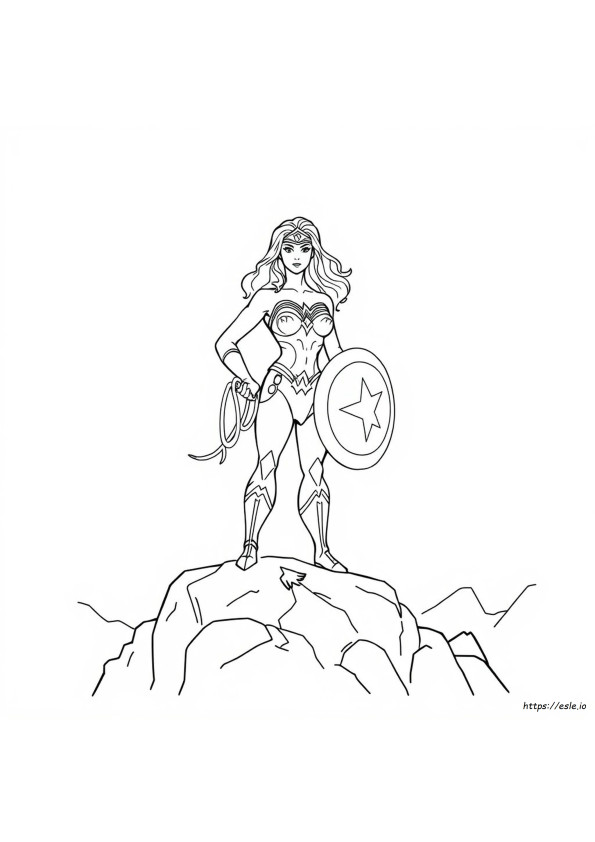 Wonder Woman De Colorat