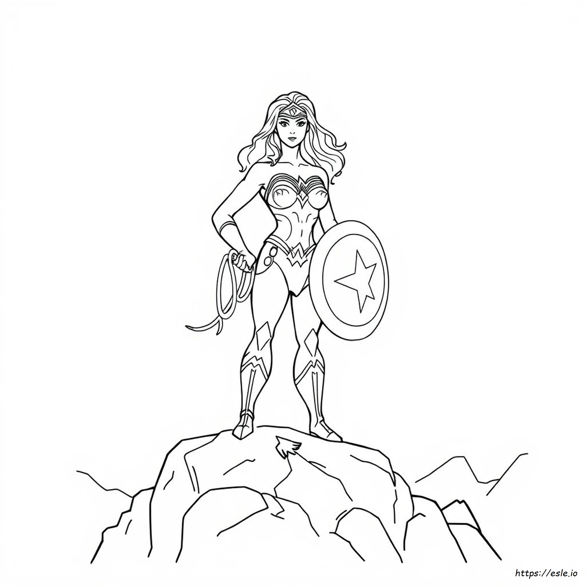 Wonder Woman De Colorat