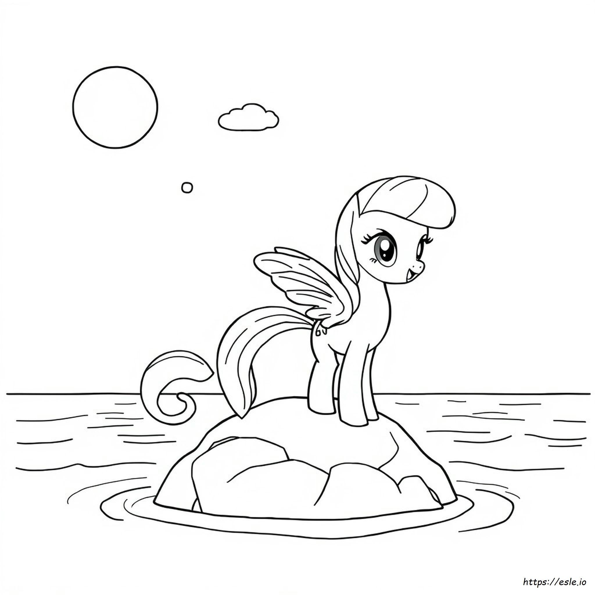 Fluttershy Meerjungfrau Ausmalbilder