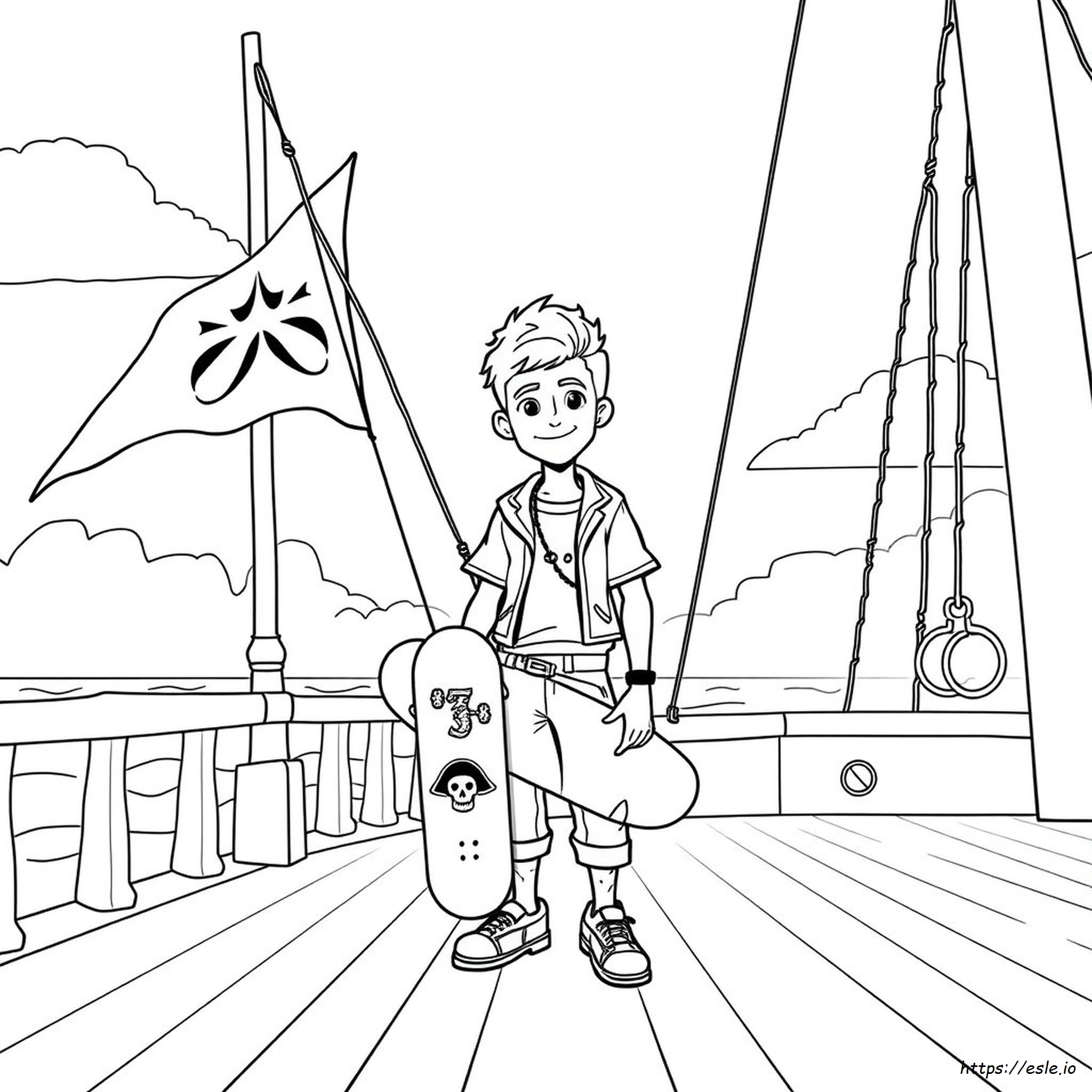 Carlos Descendants 3 Coloring Pages