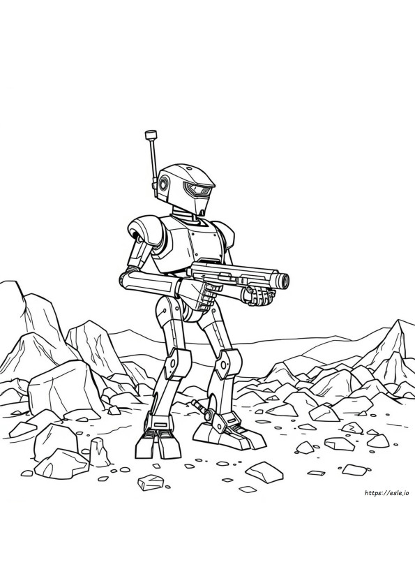Super Battle Droid Värityskuvat