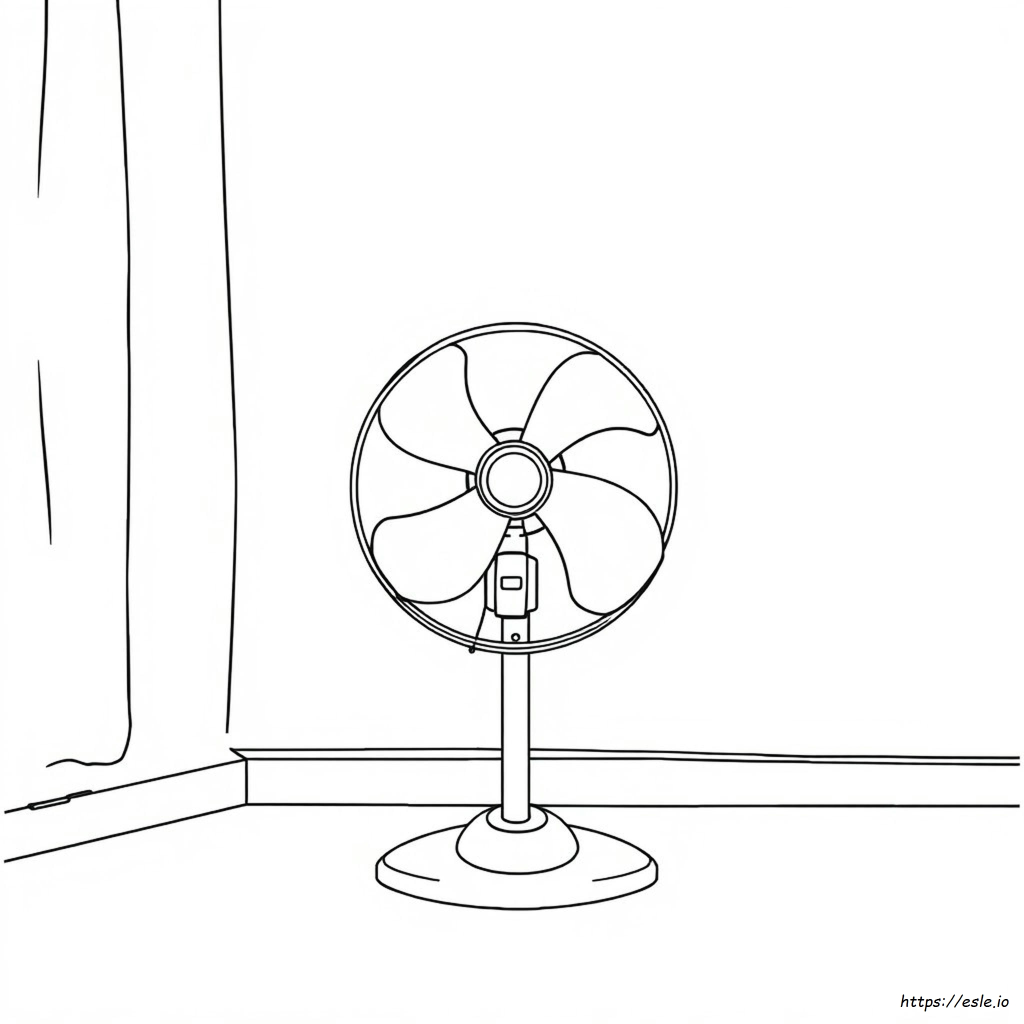 Electric Fan Coloring Page