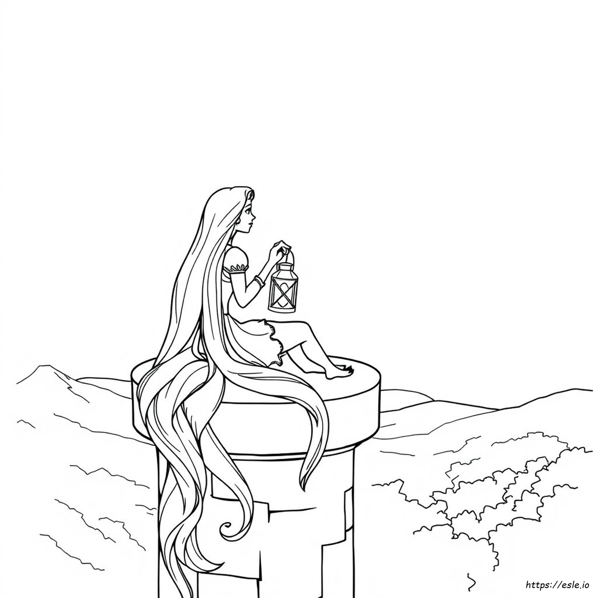 Free Printable Rapunzel Coloring Pages