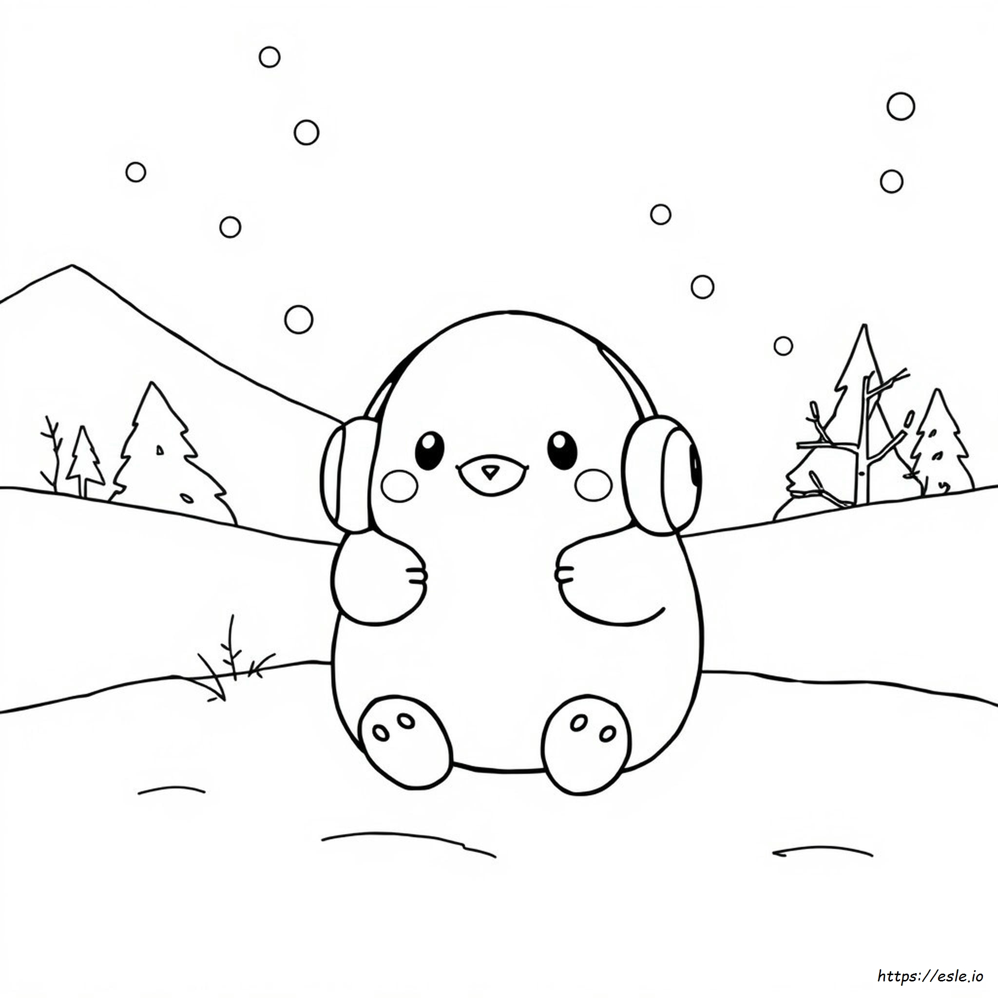 Disegni Da Colorare Di Squishmallow Invernali