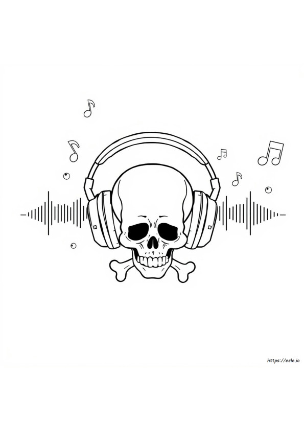 Desenhos Para Colorir Da Skullcandy